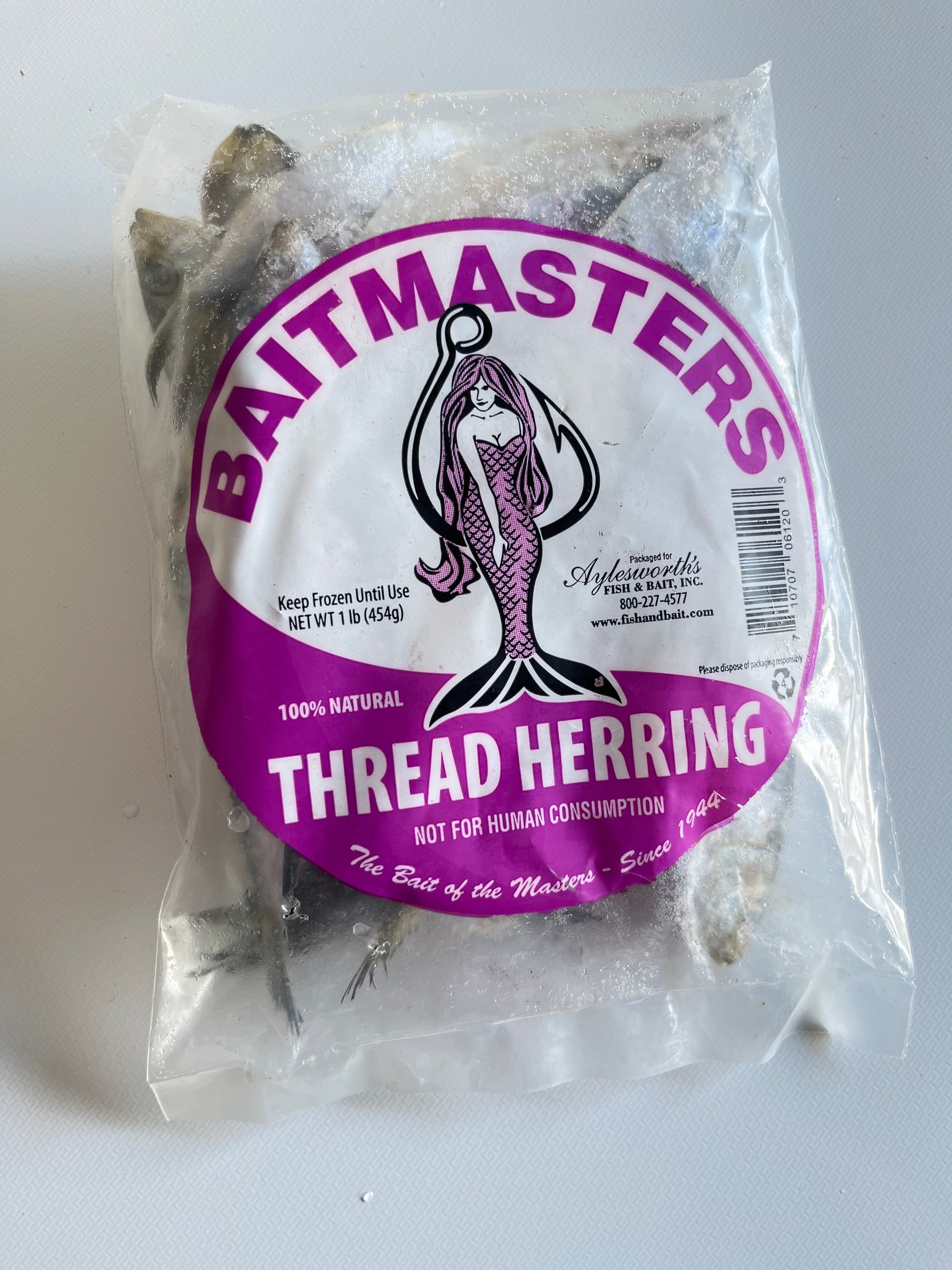 Frozen Threadfins • 1lb – Get Bent Live Bait