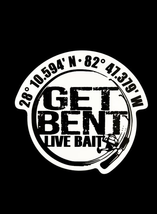 Get Bent Live Bait Sticker